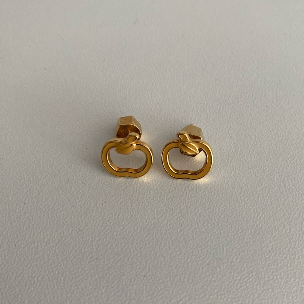 Marc by Marc Jacobs Apple Stud Earrings